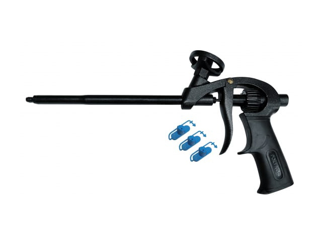Пистолет для монтажной пены Polynor Premium Gun полиуретановый пено клей для теплоизоляции polynor