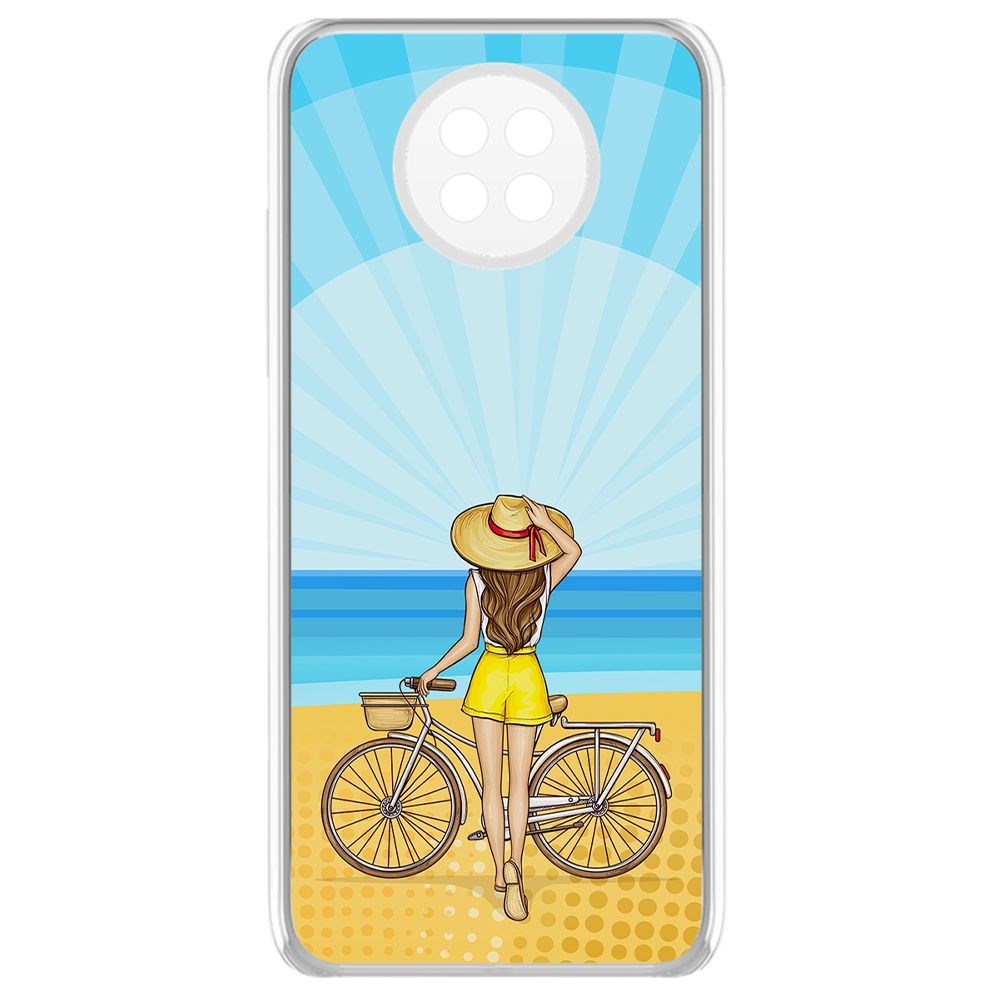 

Чехол-накладка Krutoff Clear Case Шорты женские для Xiaomi Redmi Note 9T