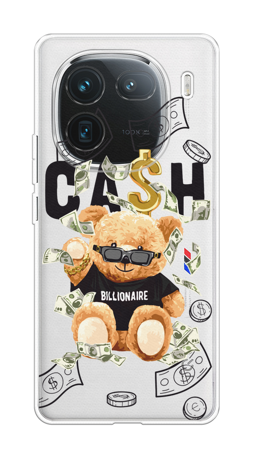 

Чехол на Vivo iQOO 12 Big cash, Черный;серый;бежевый, 2612050-1