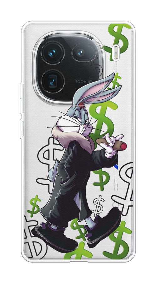 

Чехол на Vivo iQOO 12 Rich Bugs Bunny, Зеленый;черный;голубой, 2612050-1