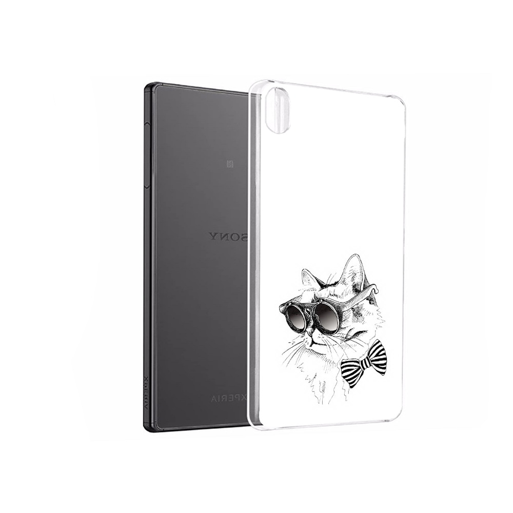 Чехол MyPads Tocco для Sony Xperia X Performance крутая кошка в очках (PT28977.239.421)