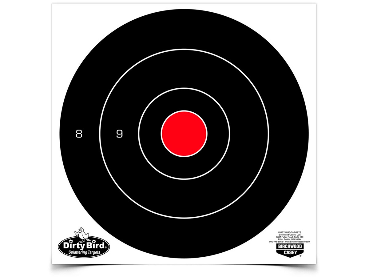 Мишень осыпающаяся Birchwood Dirty Bird® Bull's-eye Target, 12