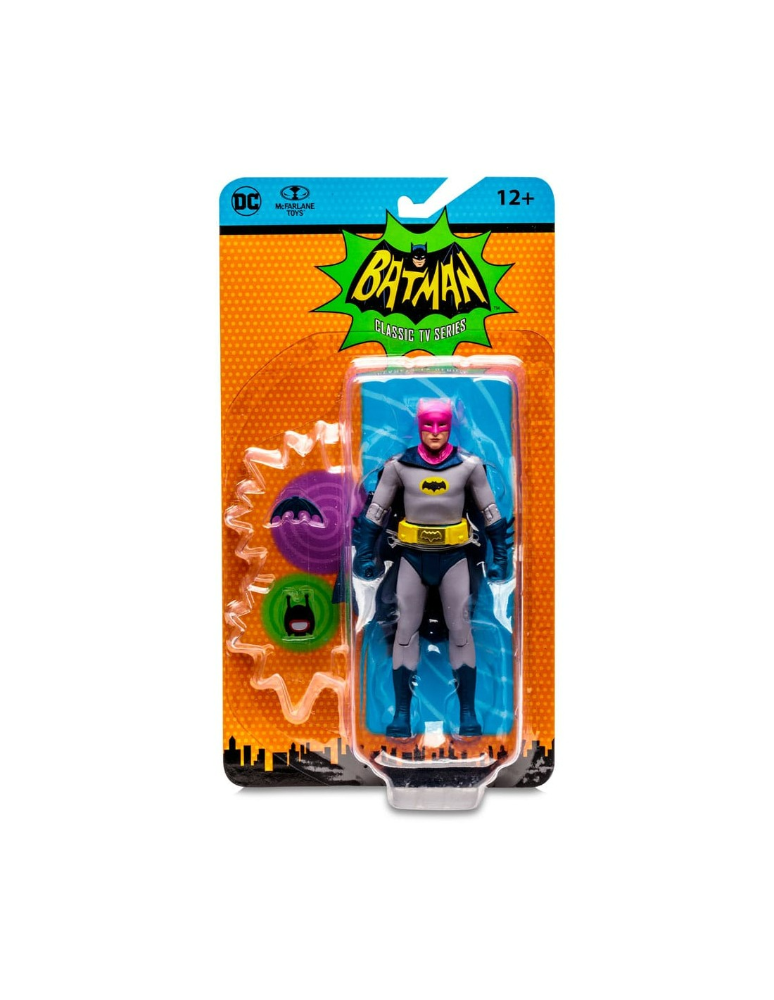 Фигурка McFarlane Toys Radioactive Batman DC Retro 14 см MF15062 фигурка mcfarlane toys бэтмен с комиксом batman подвижная с аксессуарами 18 см