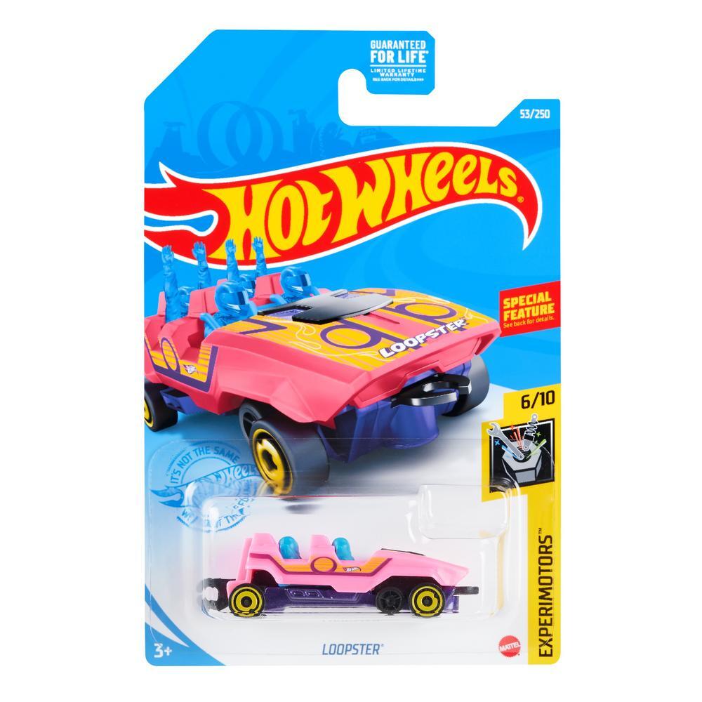 игрушечная машинка Hot Wheels коллекционная LOOPSTER GRX77 розовый