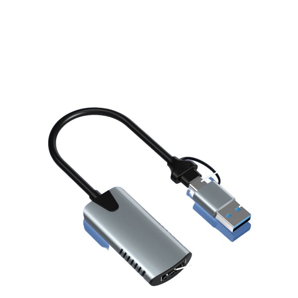 фото Карта видеозахвата hdmi на usb type-c + usb type-a daprivet