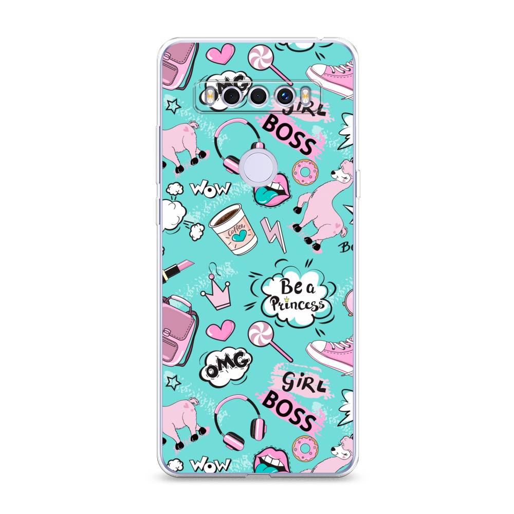 

Чехол Awog на TCL 10 SE "Стильная лама", Разноцветный, 290150-1