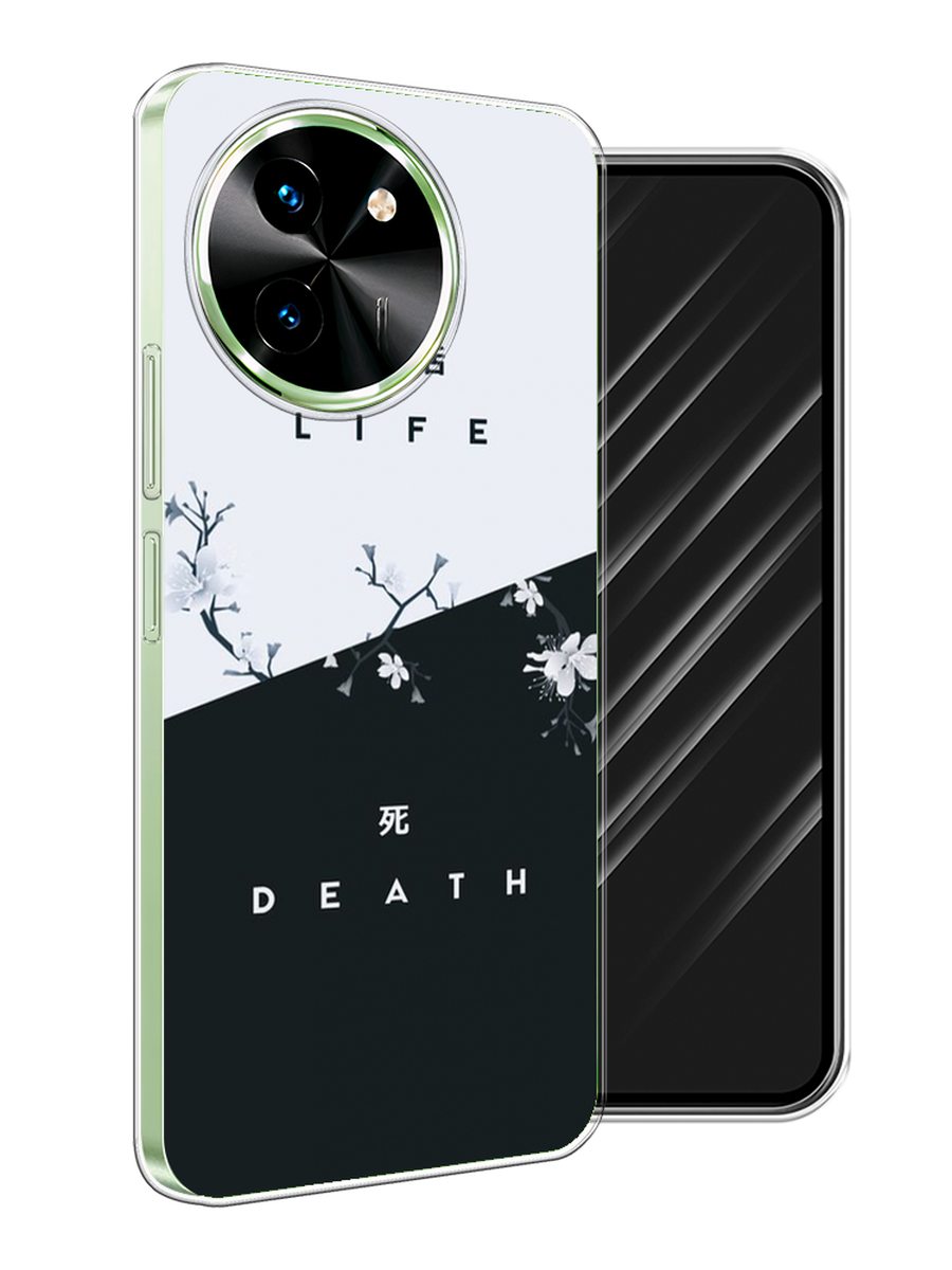 

Чехол Awog на Vivo T3x/Y38 5G "Life and death", Черный;серый, 2610750-1