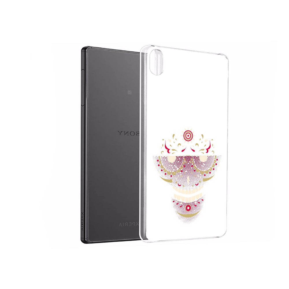 Чехол MyPads Tocco для Sony Xperia X Performance карнавальный скелет абстракция