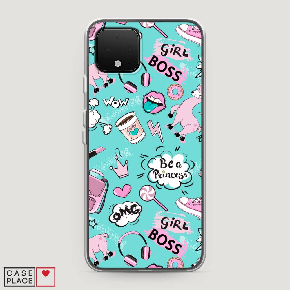 

Чехол Awog на Google Pixel 4 "Стильная лама", Разноцветный, 270250-1
