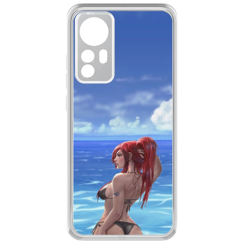 Чехол-накладка Krutoff Clear Case Купальник женский для Xiaomi 12