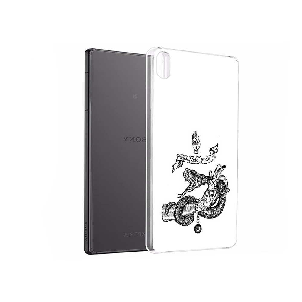 

Чехол MyPads Tocco для Sony Xperia X Performance змея на руке рисунок (PT28977.239.366), Прозрачный, Tocco