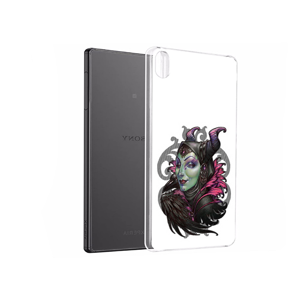 

Чехол MyPads Tocco для Sony Xperia X Performance зеленая девушка с вороном, Прозрачный, Tocco