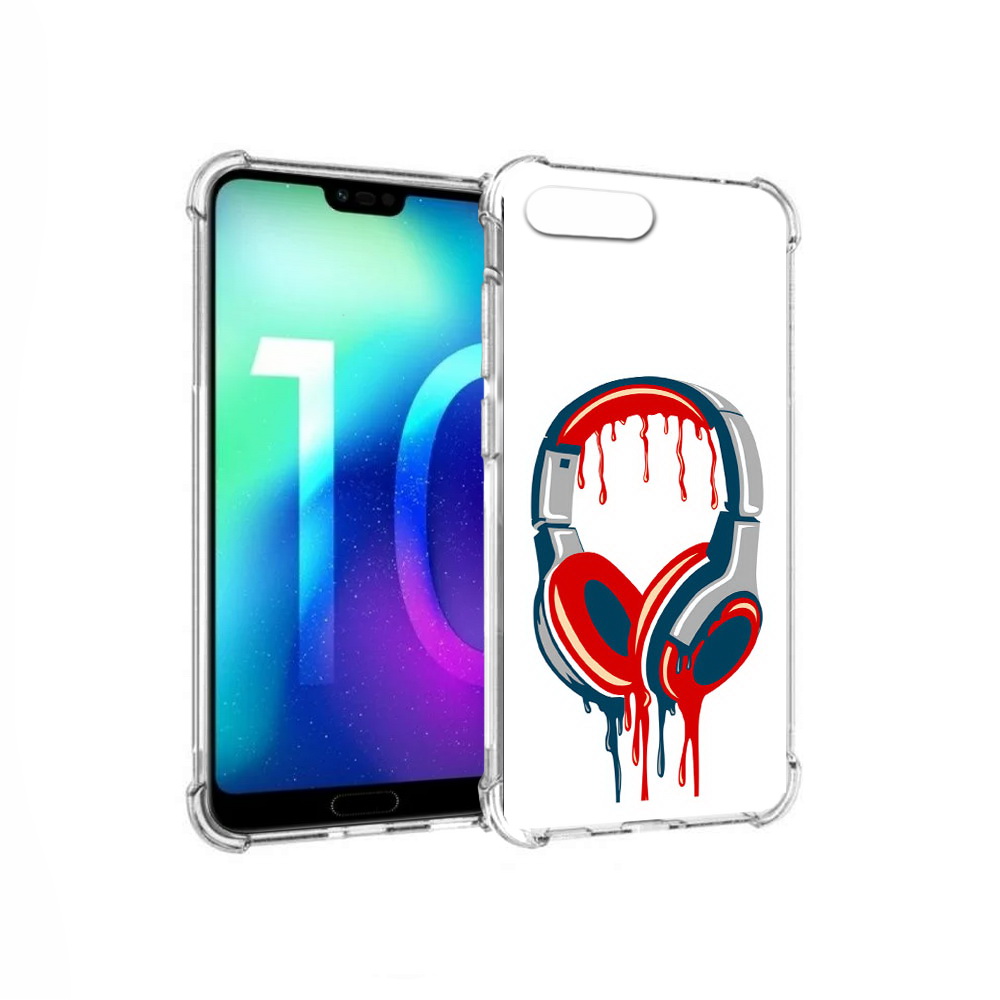 

Чехол MyPads Tocco для Huawei Honor 10 не делай громко (PT142657.34.517), Прозрачный, Tocco