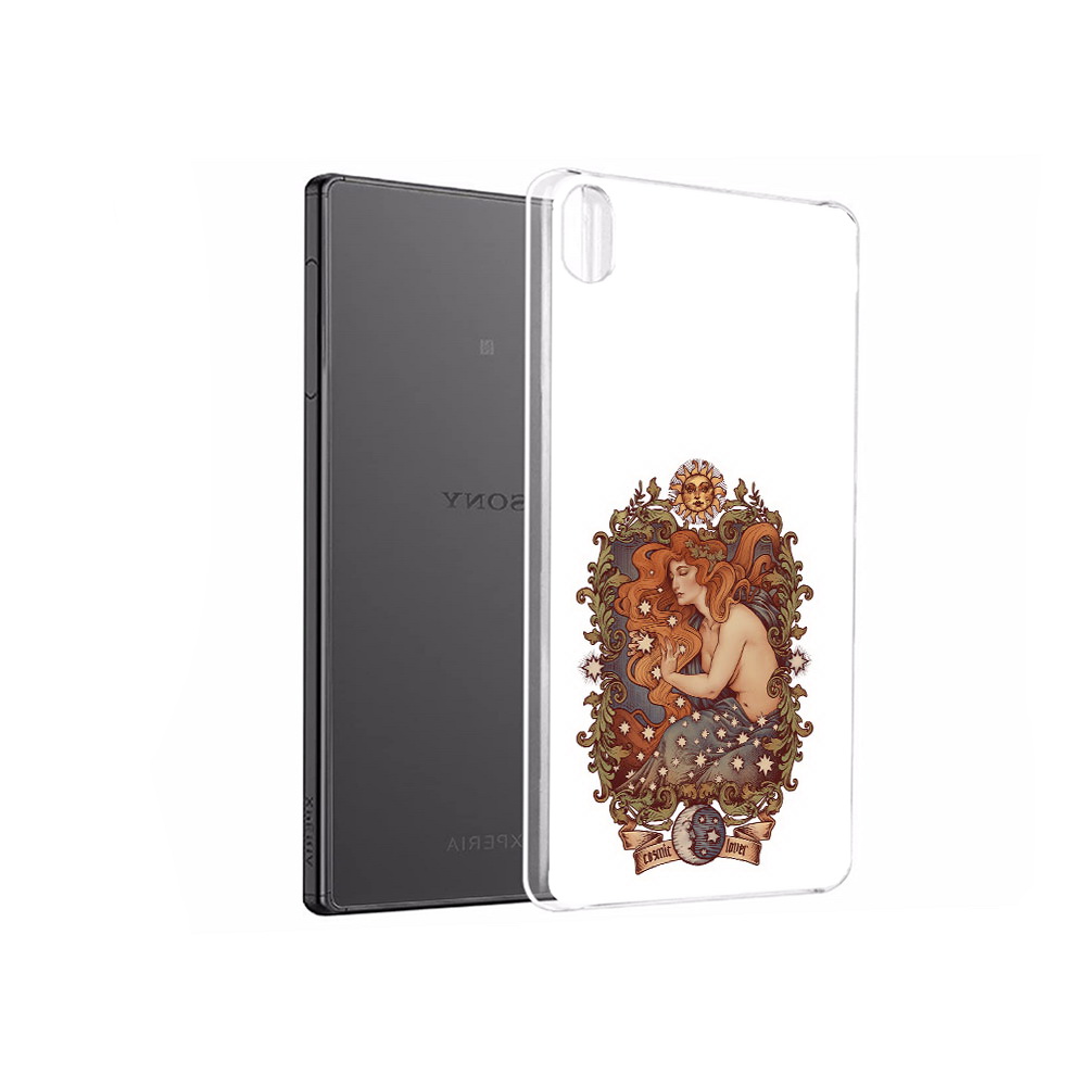 

Чехол MyPads Tocco для Sony Xperia X Performance звездная девушка абстракция, Прозрачный, Tocco