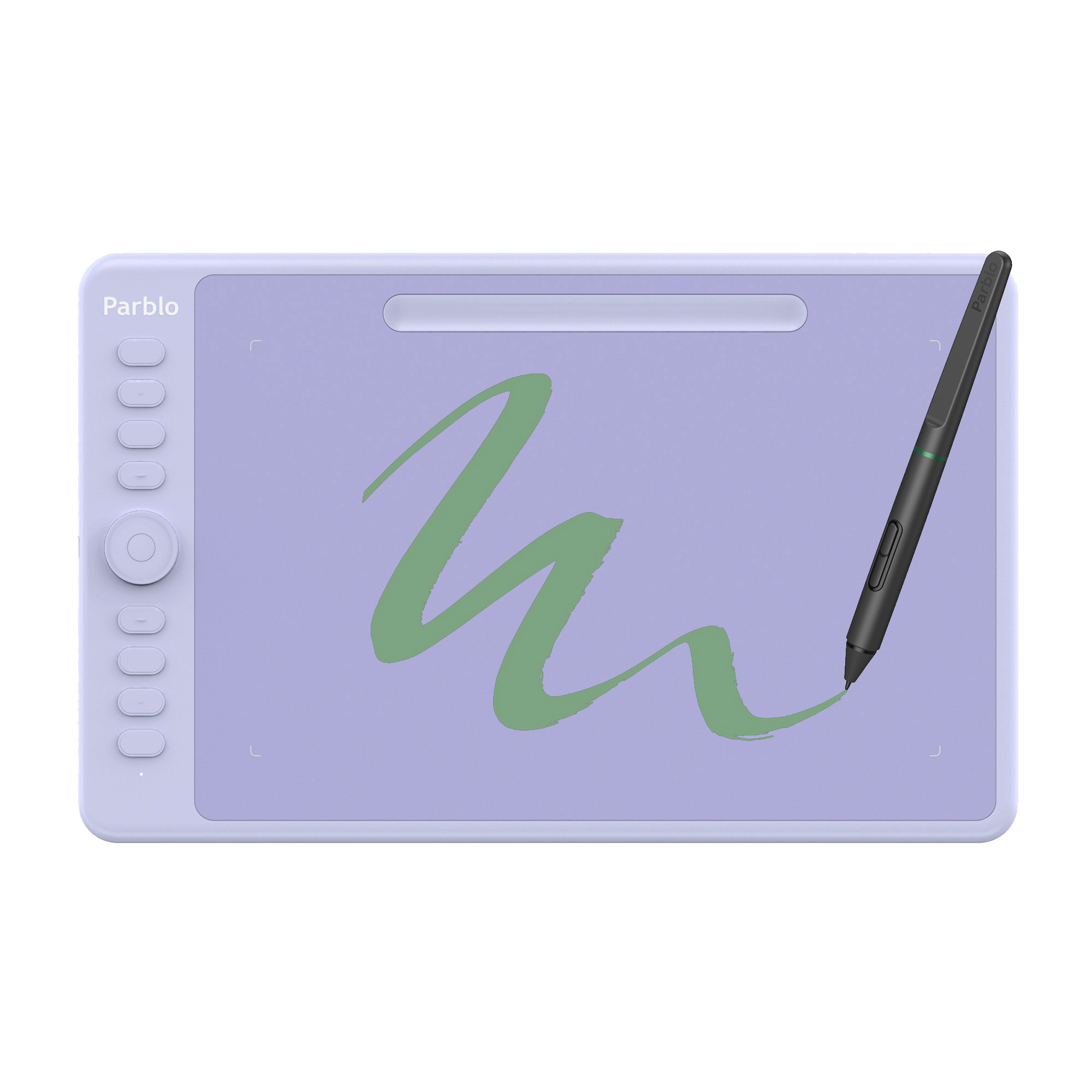 фото Графический планшет parblo intangbo m lilac purple