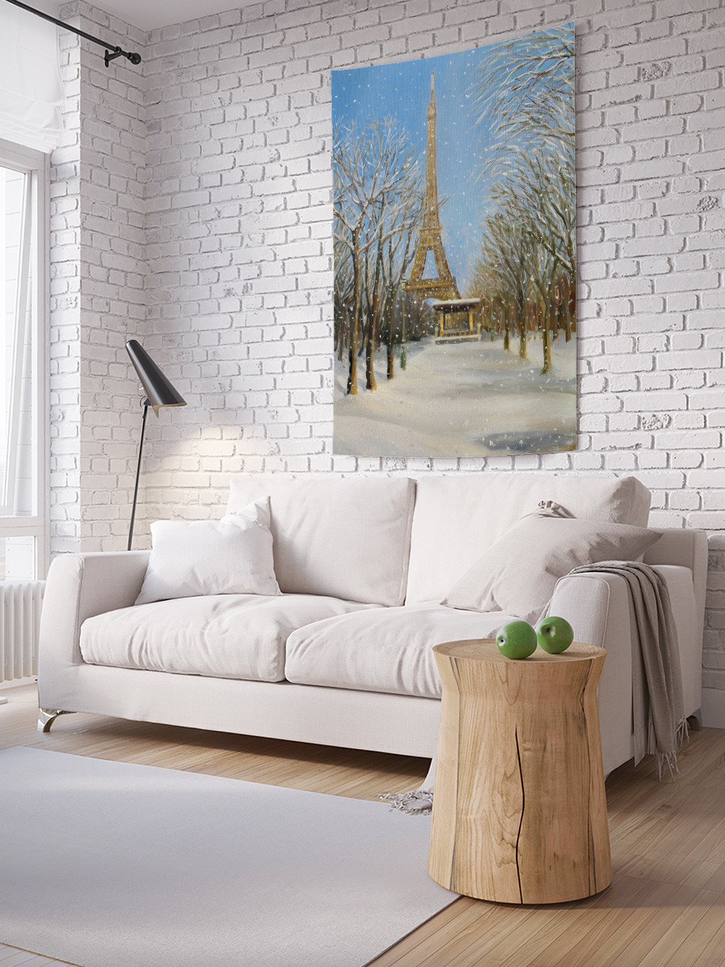 

Вертикальное фотопанно на стену JoyArty Зимний париж 100x150 см, Зимний париж
