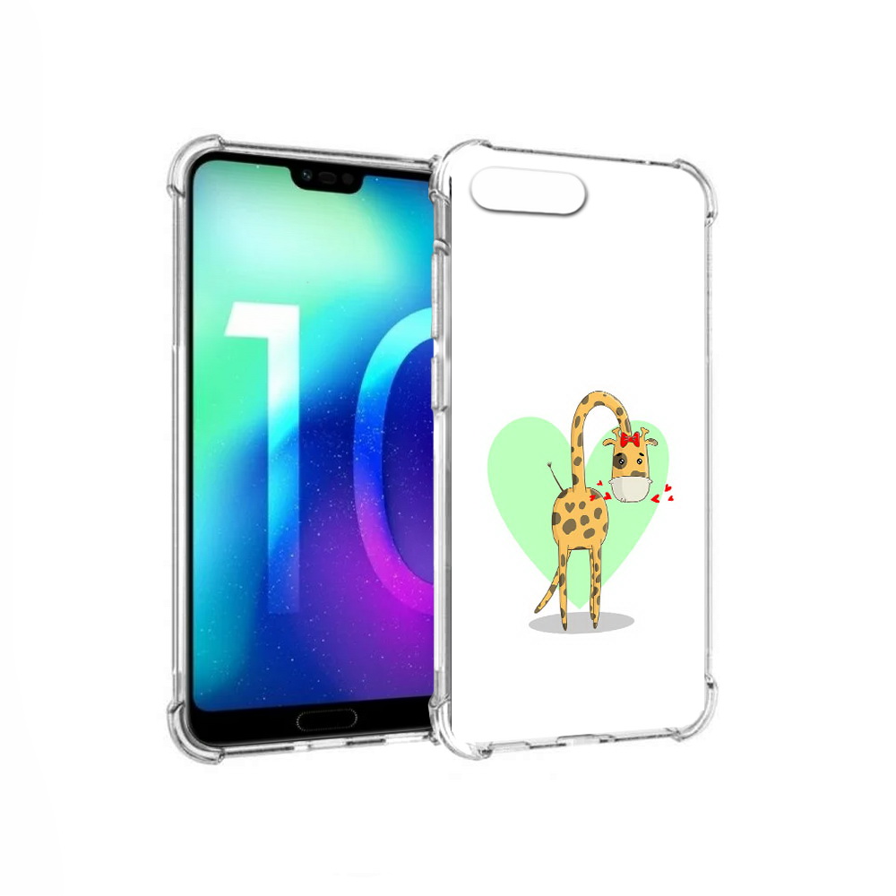 Чехол MyPads Tocco для Huawei Honor 10 Влюбленный жираф 14 февраля (PT142657.34.47)