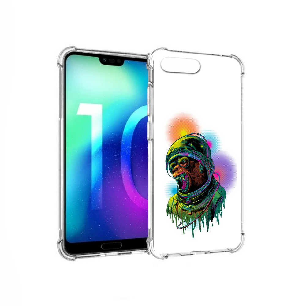 

Чехол MyPads Tocco для Huawei Honor 10 медведь космонавт (PT142657.34.466), Прозрачный, Tocco