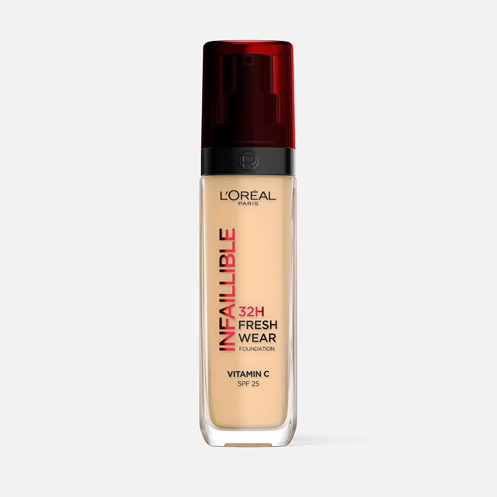 Тональный крем L'Oreal Paris Infallible 24h Stay Fresh Foundation 125 30 мл Розовый Франция