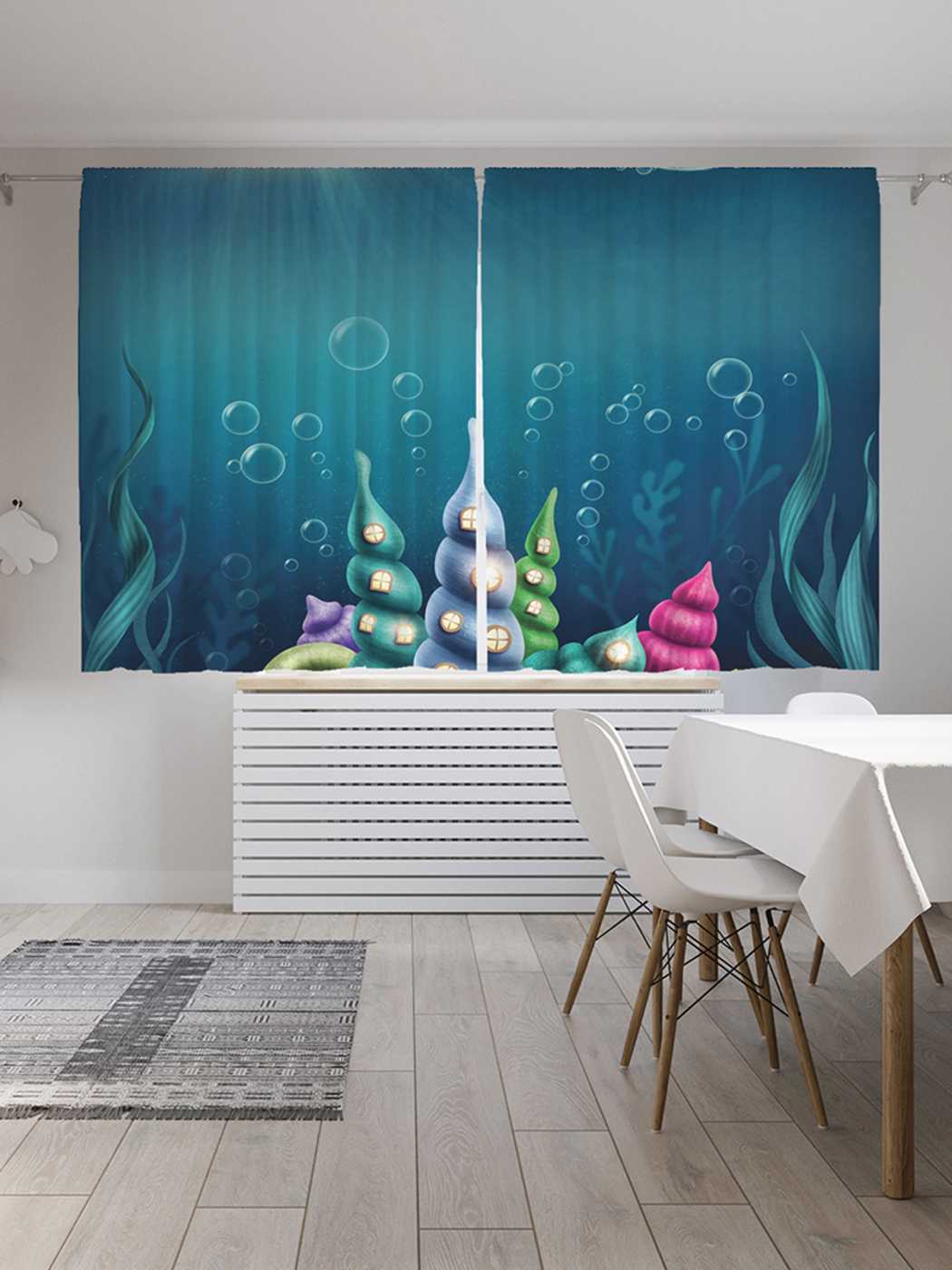 

Шторы JoyArty c фотопечатью "Ракушки прячутся от солнца" из сатена, 290х180 см, Ракушки прячутся от солнца