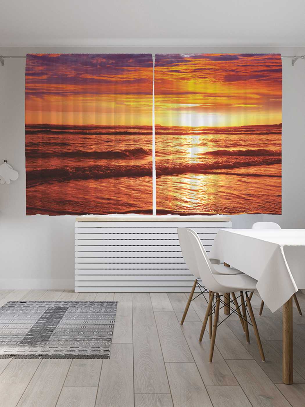 

Шторы JoyArty c фотопечатью "Облачное побережье" из сатена, 290х180 см, Облачное побережье