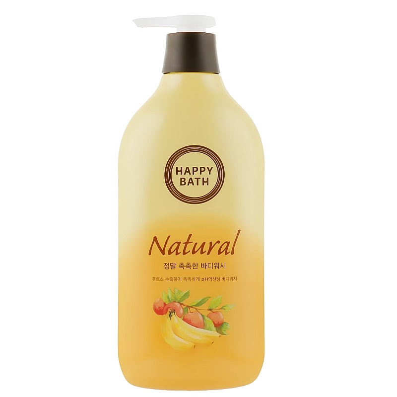 Гель для душа с фруктовыми экстрактами Happy Bath Real Moisture Body Wash 500 мл