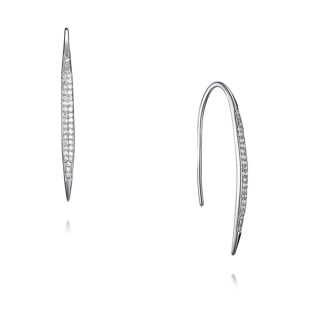 

Серьги из белого золота с бриллиантом ADAMAS 24037930/01-А51Д-41, 24037930/01-А51Д-41