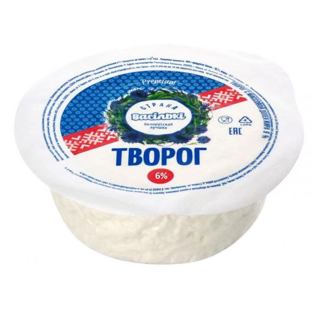 

Творог Страна Васількі 6% 300 г