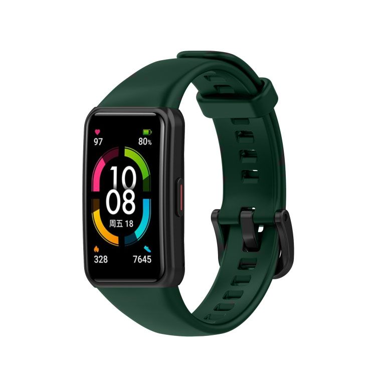 

Ремешок полиуретановый для смарт-часов Huawei Honor Band 6 изумрудный, Зеленый, LE-E40