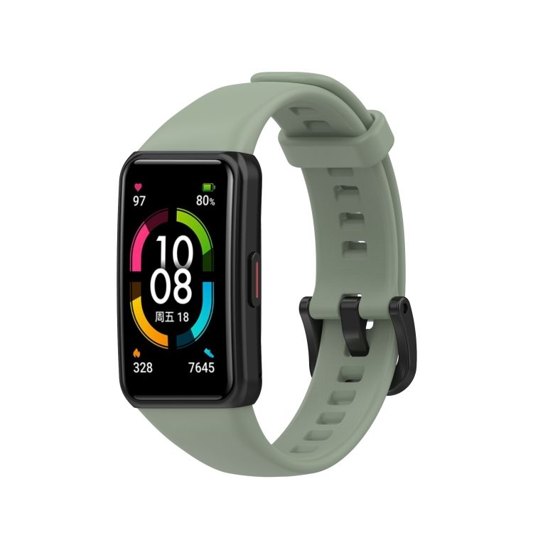 

Ремешок полиуретановый для смарт-часов Huawei Honor Band 6 светло серый, Хаки, LE-E40