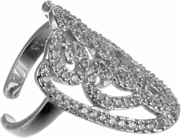 

Кольцо из серебра Джей Ви SR150011A_001_WG, фианит, SR150011A_001_WG