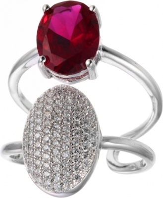 

Кольцо из серебра Джей Ви SR25368-1_001_WG, фианит, SR25368-1_001_WG