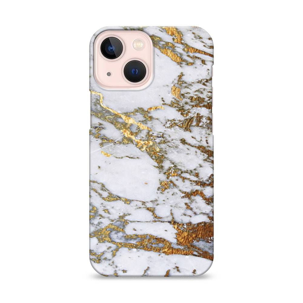 

Пластиковый чехол "Белый мрамор" на Apple iPhone 13 mini, 14120-2