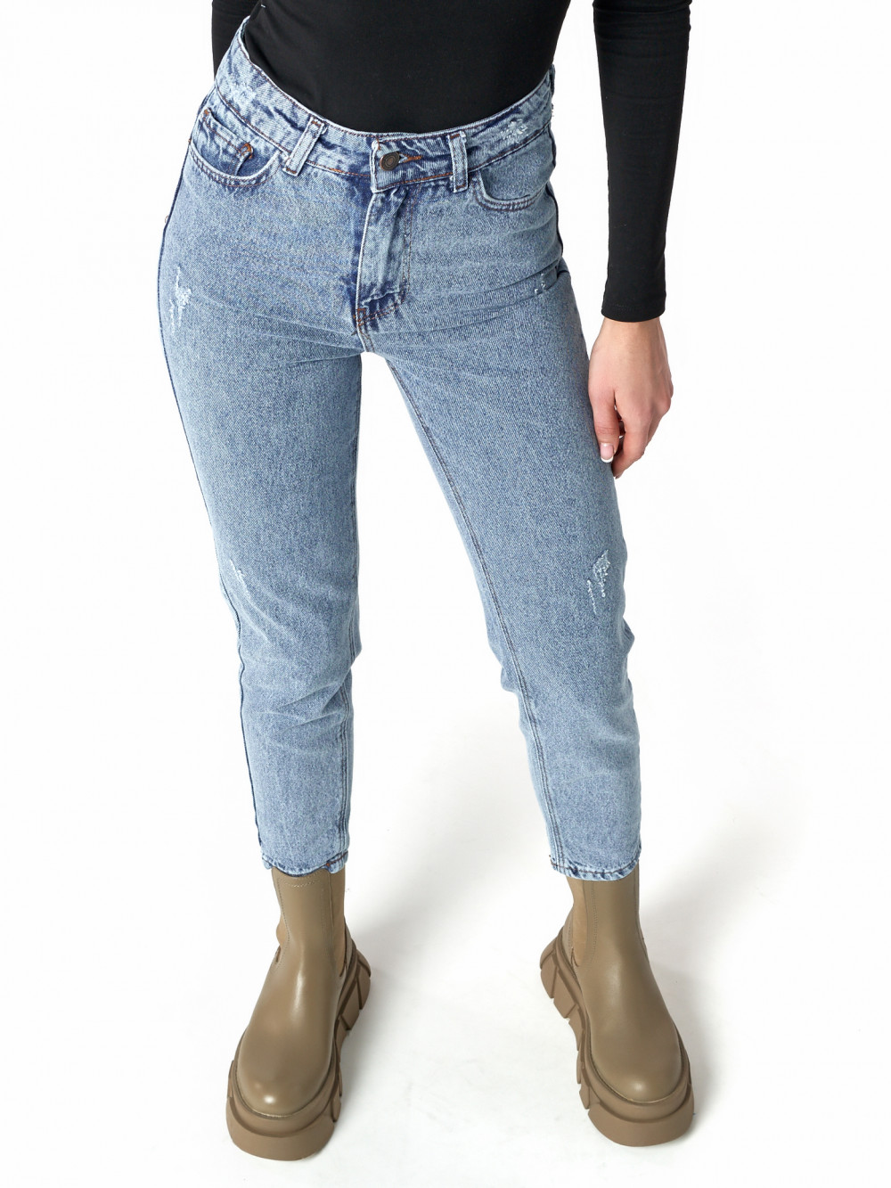 

Джинсы женские NoBrand AD836 голубые S; M, AD836