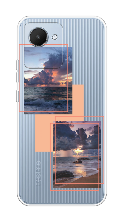 

Чехол на Realme C30 "Sky collage", Розовый;прозрачный;синий, 2510550-1