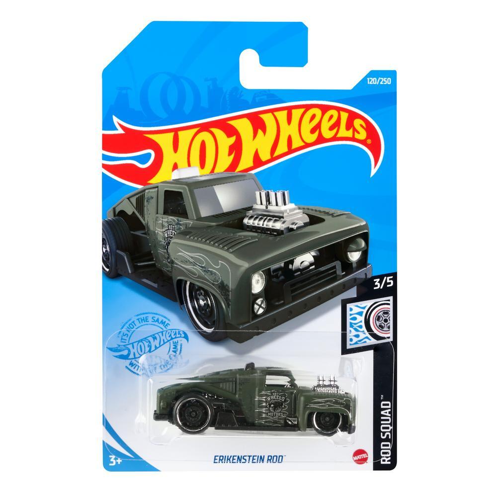 

Машинка Hot Wheels коллекционная ERIKENSTEIN ROD зеленый/черный GRY66, GRY66