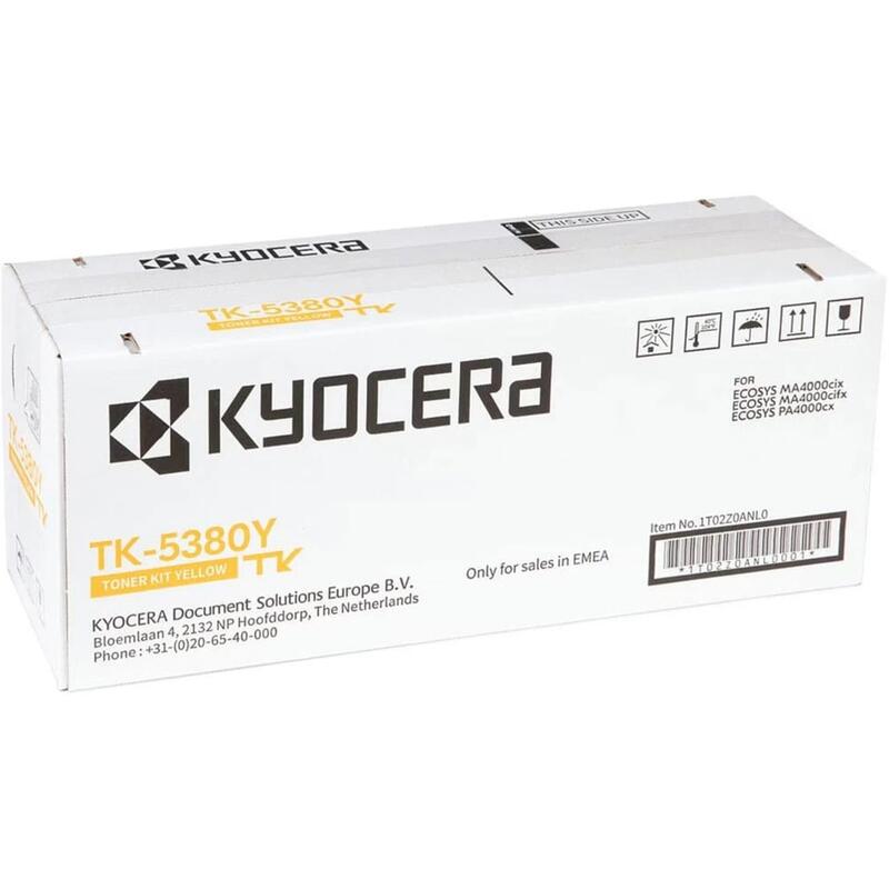 

Тонер для лазерного принтера Kyocera TK-5380Y (1T02Z0ANL0) желтый, оригинальный, TK-5380Y