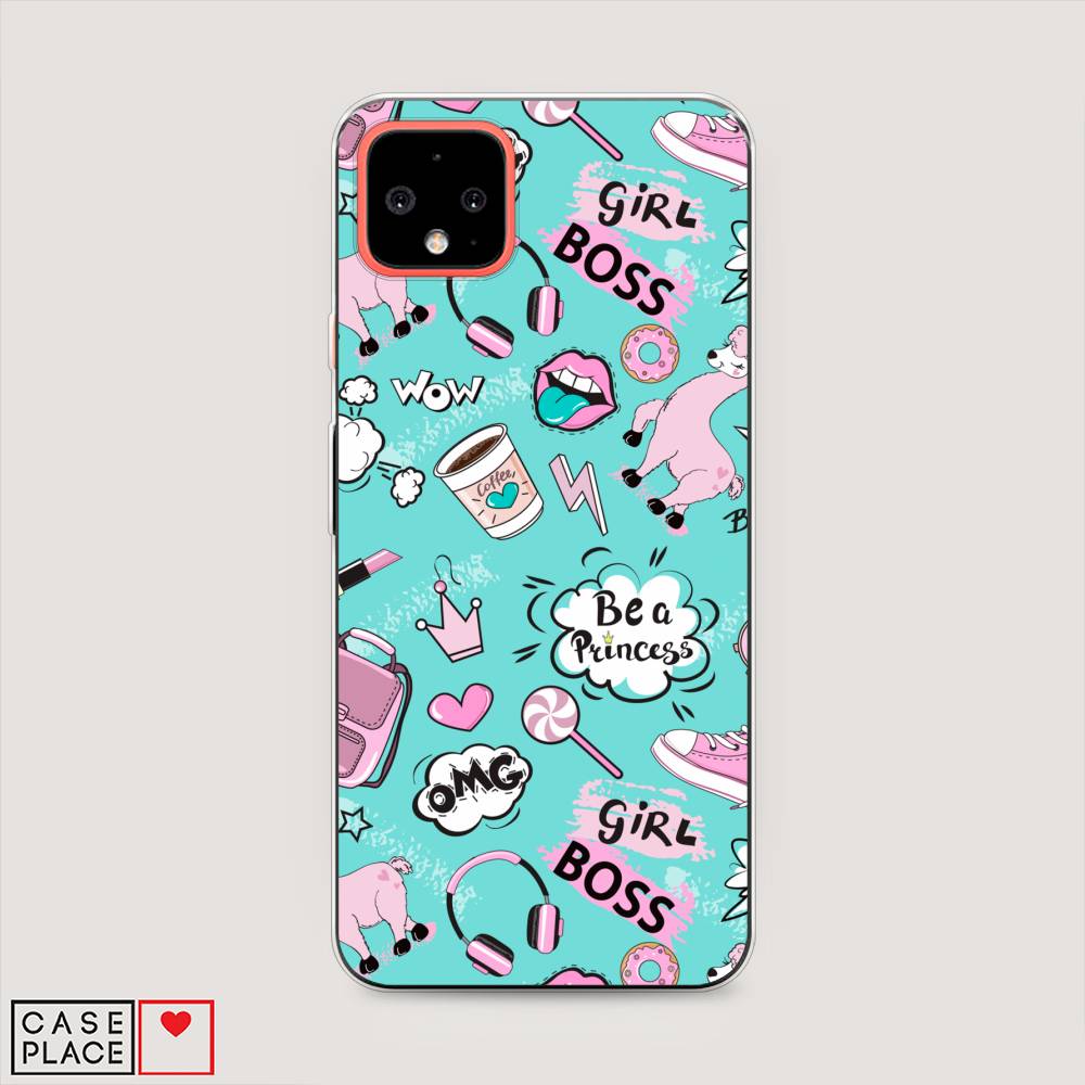 

Чехол Awog на Google Pixel 4 XL "Стильная лама", Разноцветный, 270550-1