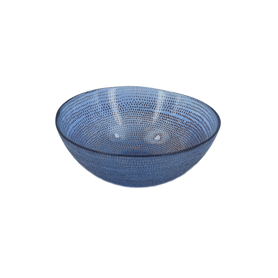 

Салатник Akcam Inspiration blue 22 см, стекло, фиолетовый