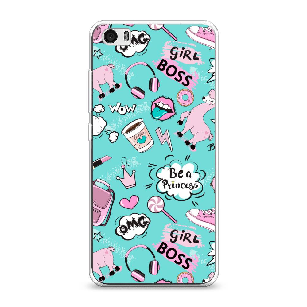 

Чехол Awog на Xiaomi Mi5 "Стильная лама", Разноцветный, 30450-1