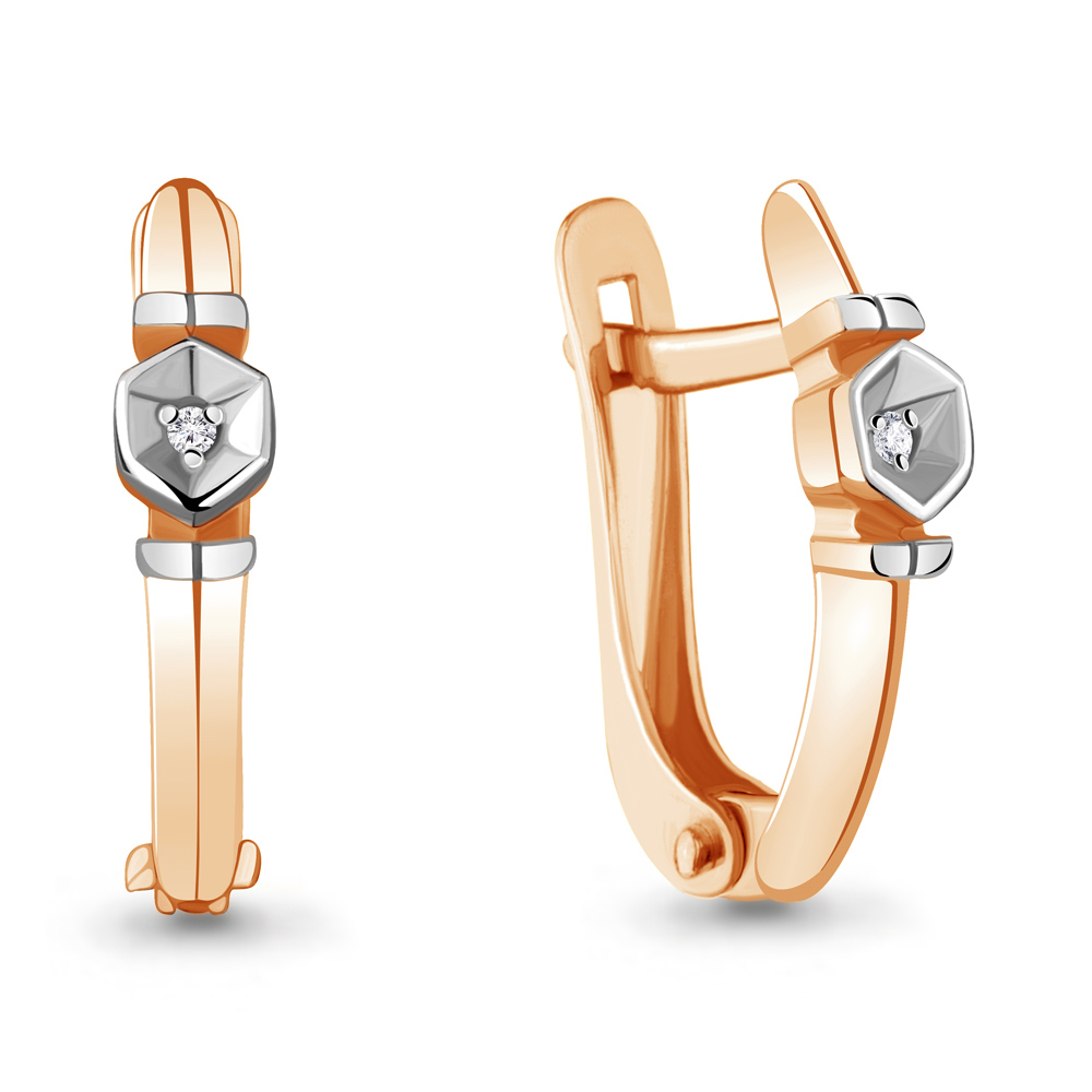 

Серьги из серебра с бриллиантом Aquamarine 040157_925_з, 040157_925_з