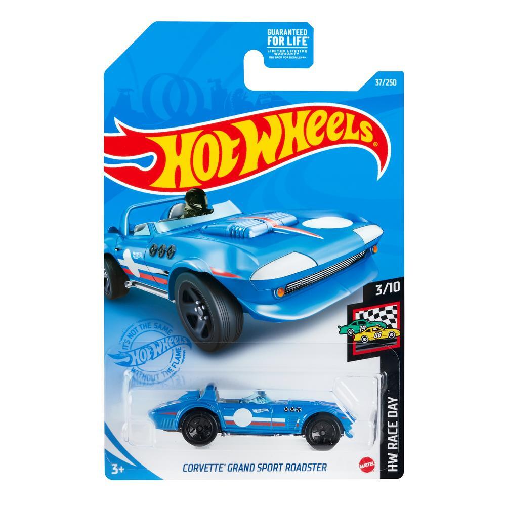 фото Машинка hot wheels коллекционная corvette grand sport roadster синий grx92