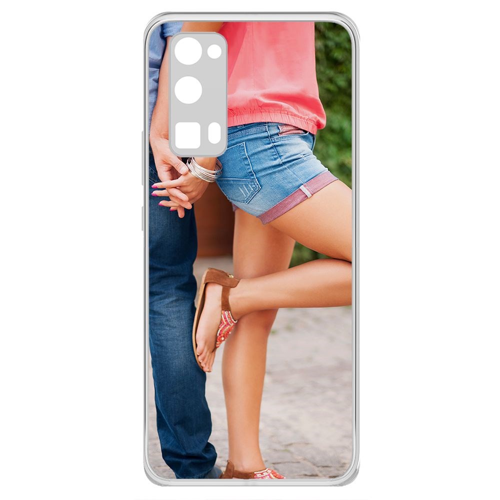 

Чехол-накладка Krutoff Clear Case Босоножки женские для Honor 30 Pro +