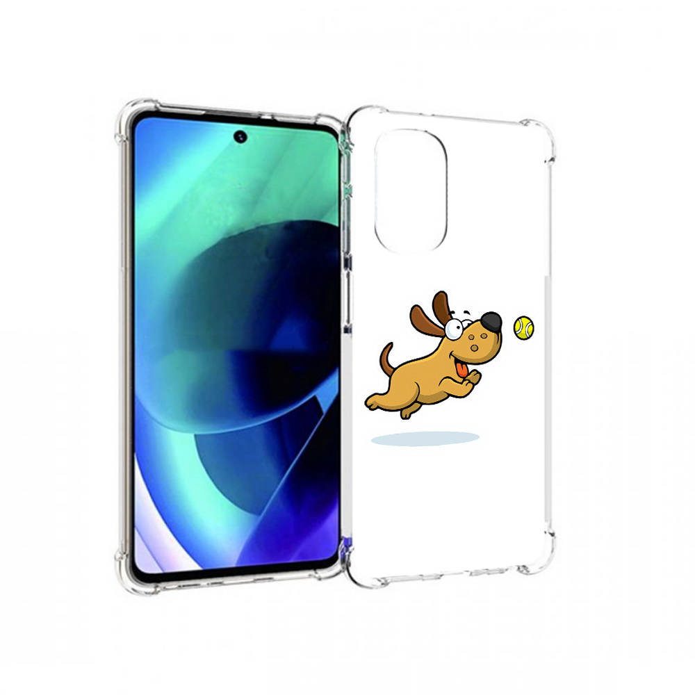 

Чехол MyPads Tocco для Motorola Moto G51 пёсик (PT227078.365.563), Прозрачный, Tocco
