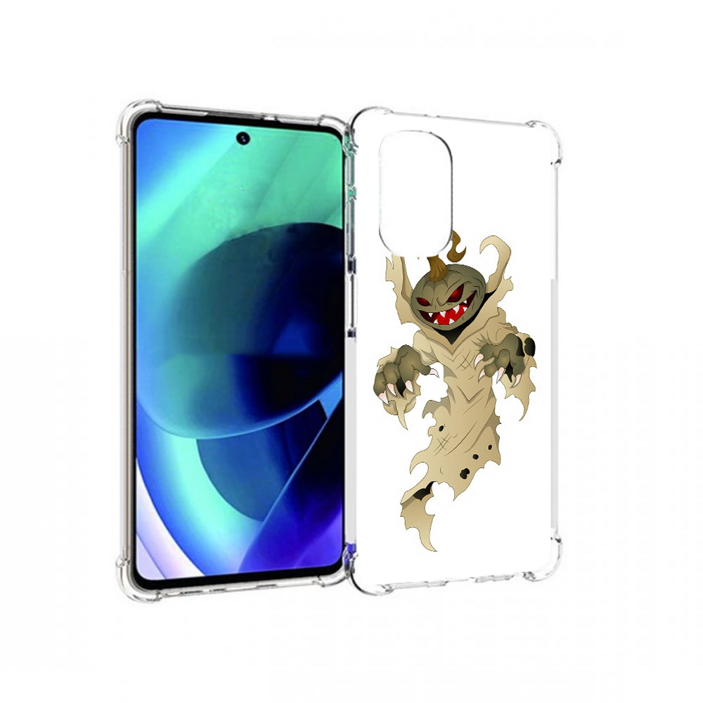 

Чехол MyPads Tocco для Motorola Moto G51 призрак хэллоуина (PT227078.365.555), Прозрачный, Tocco