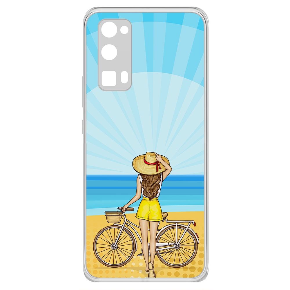 

Чехол-накладка Krutoff Clear Case Шорты женские для Honor 30 Pro