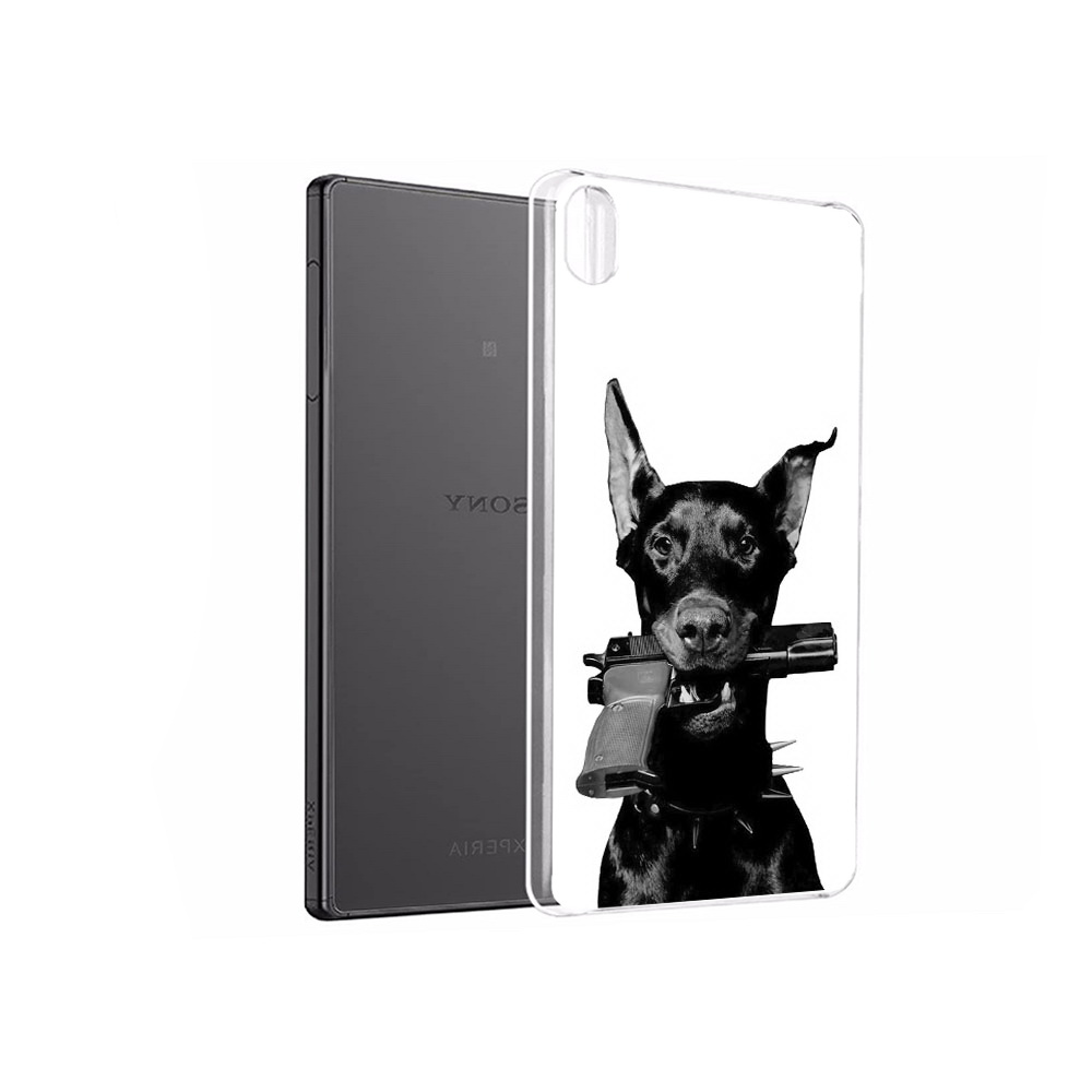 

Чехол MyPads Tocco для Sony Xperia X Performance доберман с пистолетом (PT28977.239.331), Прозрачный, Tocco
