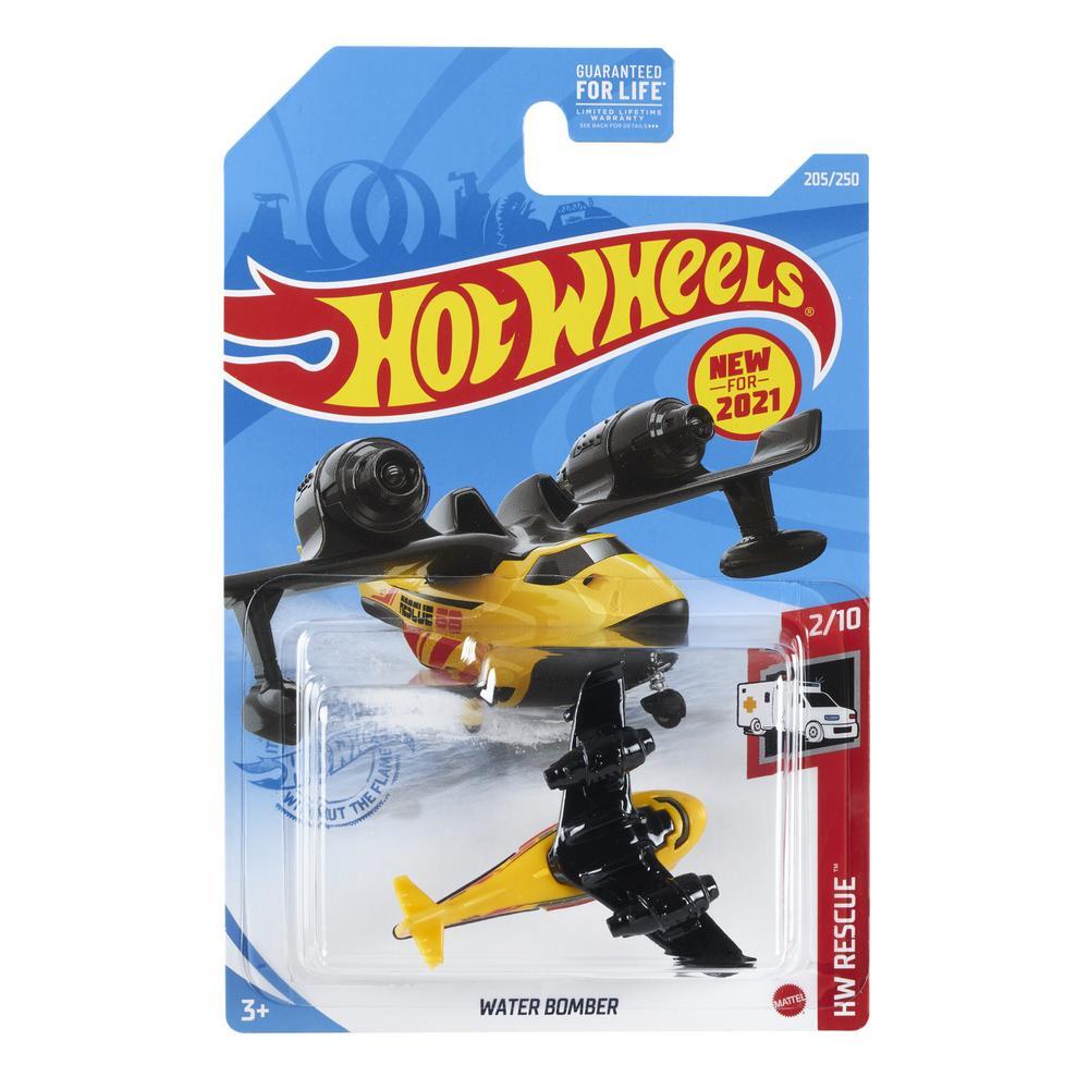 фото Машинка hot wheels коллекционная water bomber желтый grx48