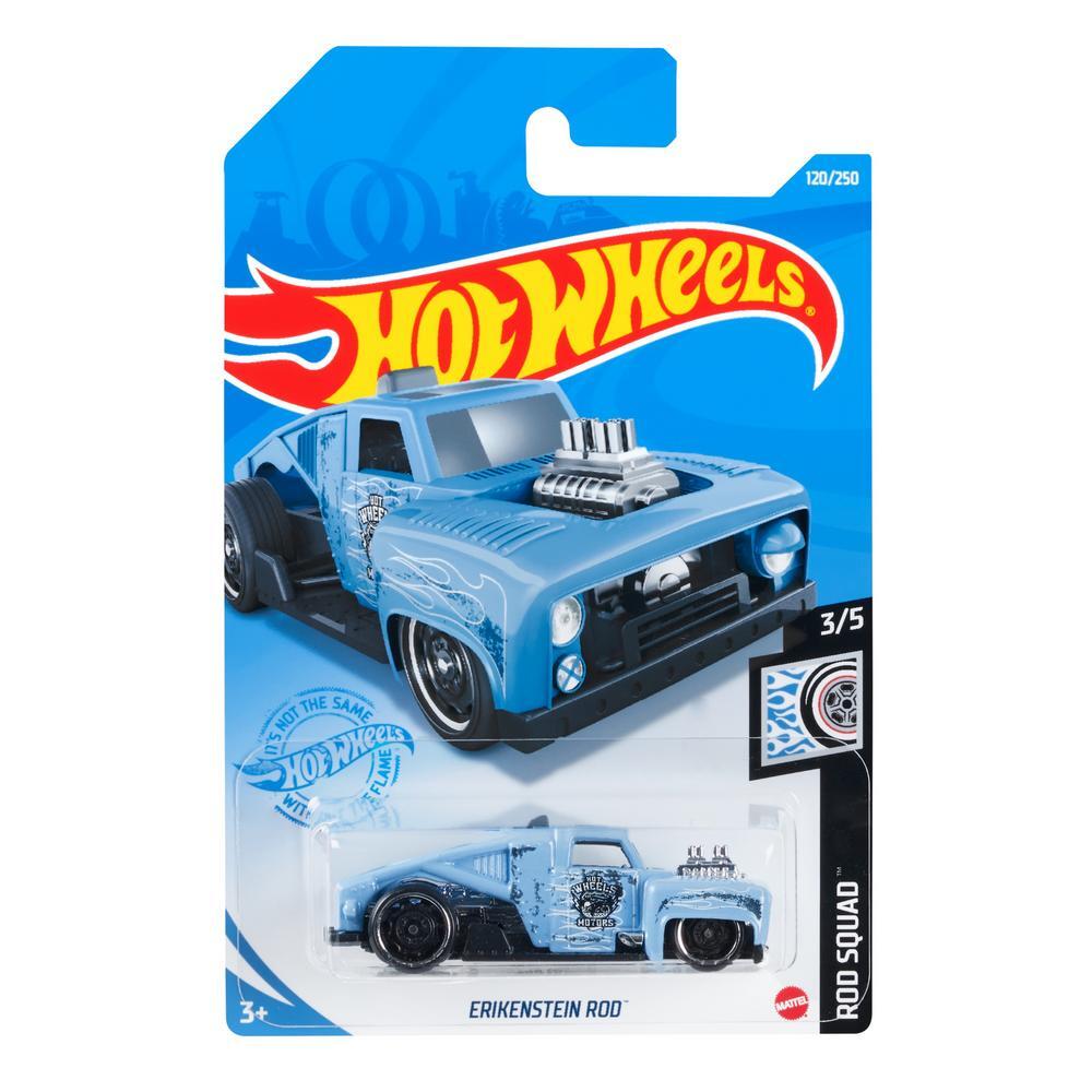 

Машинка Hot Wheels коллекционная ERIKENSTEIN ROD голубой/черный GTC59, GTC59
