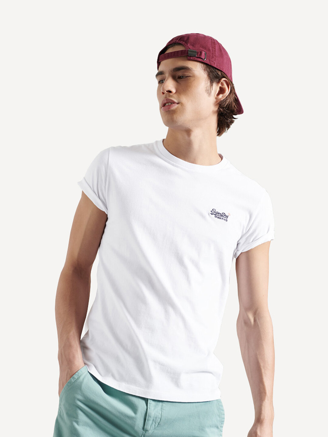 

Футболка мужская Superdry OL VINTAGE EMB TEE NS белая L, OL VINTAGE EMB TEE NS